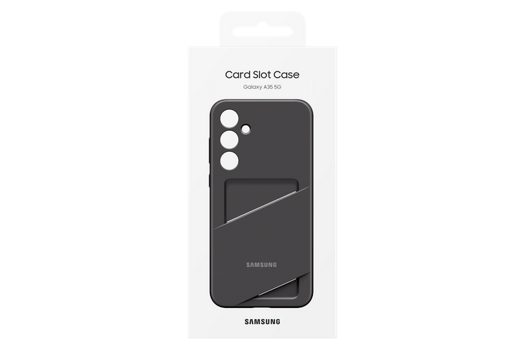 Etui Samsung Card Slot Case Czarne do Galaxy A35 5G (EF-OA356TBEGWW)