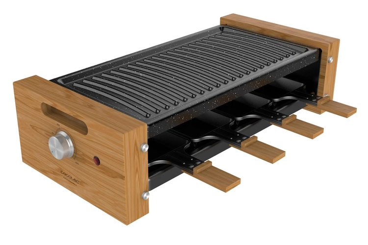 Grill elektryczny Raclette Cheese&Grill 8200 Wood Black Cecotec