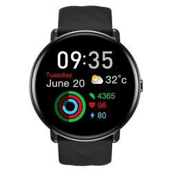 Zeblaze Smartwatch GTR 3 Pro Black 1,39 cala AMOLED Ultra HD Mikrofon i głośnik 