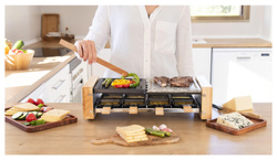 Grill elektryczny Raclette Cheese&Grill 8400 Wood MixGrill Cecotec /OUTLET