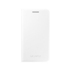 Etui Flip Cover Białe do Samsung Galaxy J1 (EF-FJ100BWEGWW)