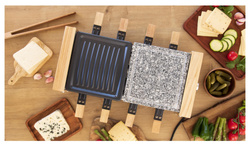 Grill elektryczny Raclette Cheese&Grill 8400 Wood MixGrill Cecotec