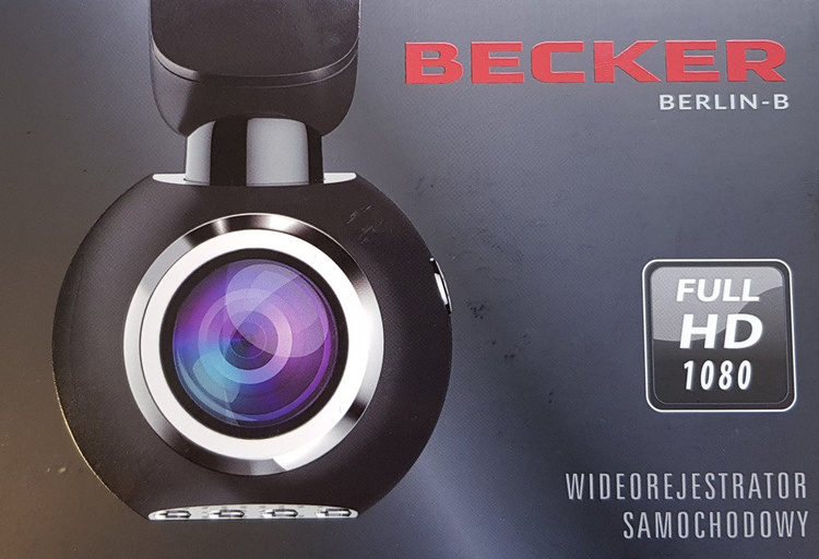 Wideorejestrator Kamera FullHD Becker BERLIN Czarny /OUTLET