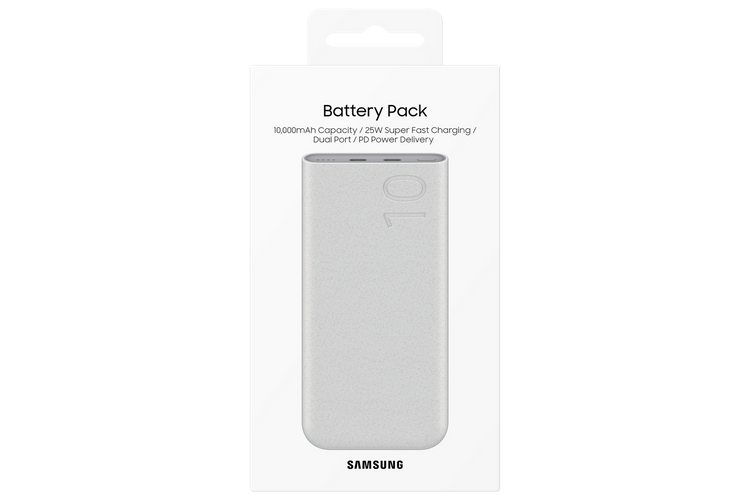 Samsung Powerbank z funkcją szybkiego ładowania 25W (USB Typ C x2) (EB-P3400XUEGEU)