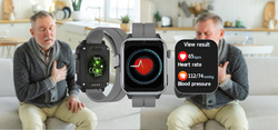 Bemi SmartWatch Senio Szary + Pasek Silikonowy Szary /OUTLET