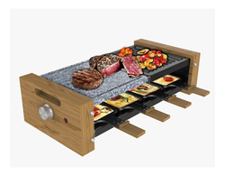 Grill elektryczny Raclette Cheese&Grill 8400 Wood MixGrill Cecotec /OUTLET