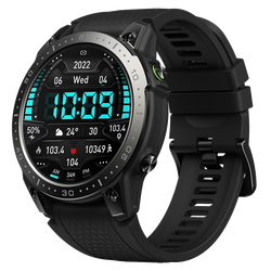 Zeblaze Smartwatch Ares 3 Pro Abyss Black AMOLED Wytrzymałość klasy militarnej Monitoring zdrowia 