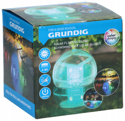 Grundig lampa solarna pływająca KULA zmienia kolor RGB