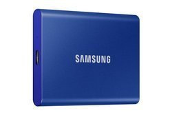 SAMSUNG T7 Dysk zewnetrzny SSD 2TB Niebieski USB 3.2 (MU−PC2T0H/WW)