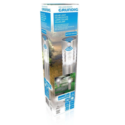 Grundig Lampa solarna LED z czujnikiem ruchu G718 Srebrny