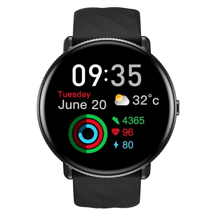 Zeblaze Smartwatch GTR 3 Pro Black 1,39 cala AMOLED Ultra HD Mikrofon i głośnik 