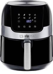 Frytkownica Beztłuszczowa Air Fryer 3.5l 1400W Timer Alpina Czarny