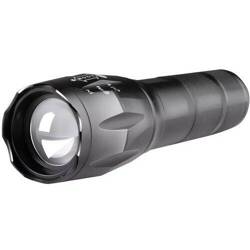 Grundig Latarka LED 80 lumenów zasięg 200 m aluminiowa 5 x zoom 1W Czarna