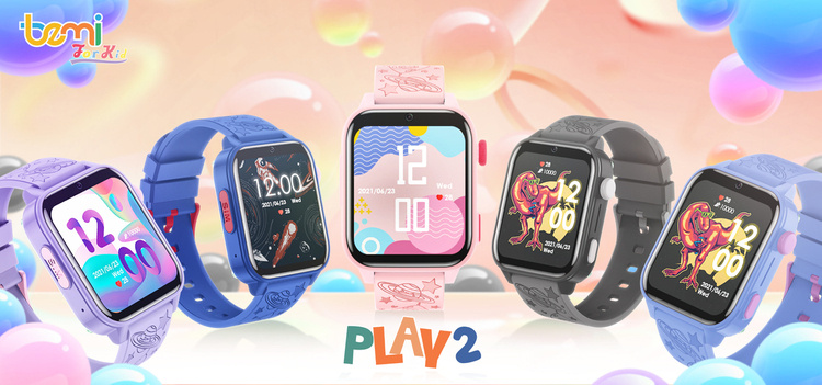 Bemi SmartWatch Play 2 Szary