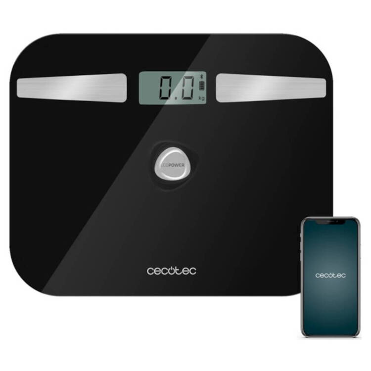 Cecotec Surface Precision EcoPower 10200 Smart Healthy Black inteligentna waga łazienkowa BT