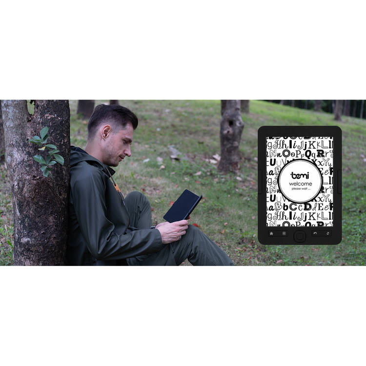 Czytnik do e-booków BEMI Cognita+ Grafitowy 4GB 6 Cali 1900mAh E-INK Carta