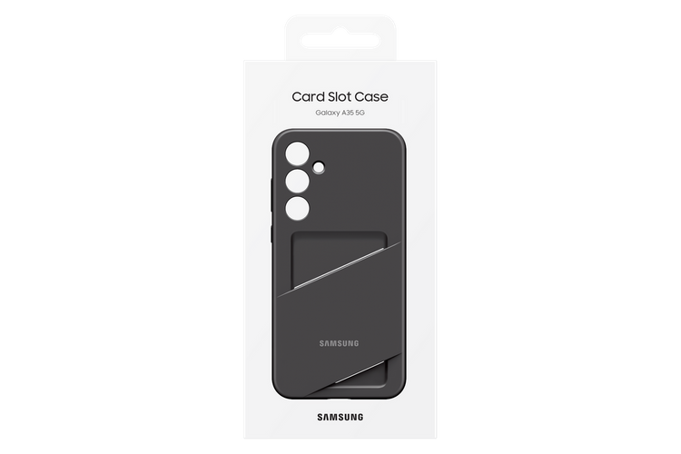 Etui Samsung Card Slot Case Czarne do Galaxy A35 5G (EF-OA356TBEGWW)