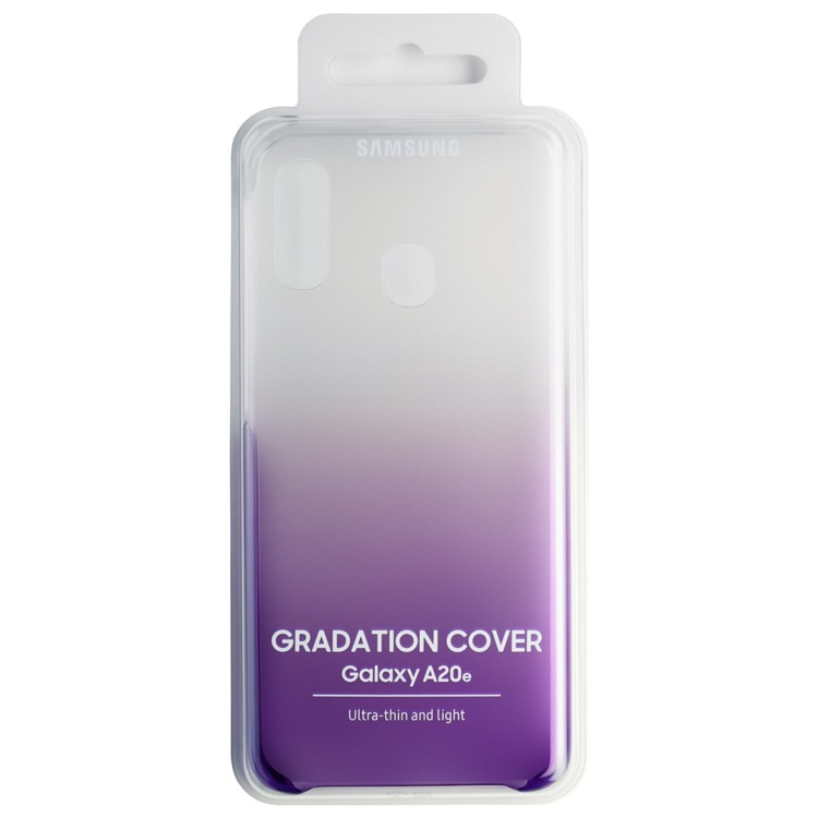 Etui Samsung Gradation Cover Fioletowe do Galaxy A20e (EF-AA202CVEGWW)