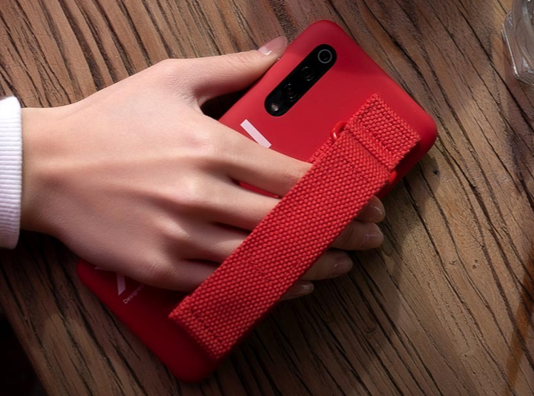 Etui oryginalne Xiaomi Urban Hand Strap Case Red do Xiaomi Mi 9 czerwone