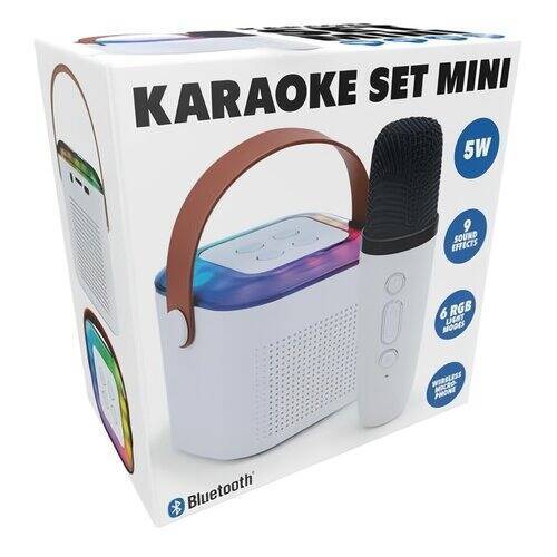 Głośnik mobilny Bluetooth 5.3 DJ Party 115  Karaoke RGB 10W Biały