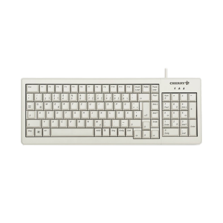 KLAWIATURA CHERRY G84-5200 COMPACT KEYBOARD BIAŁA