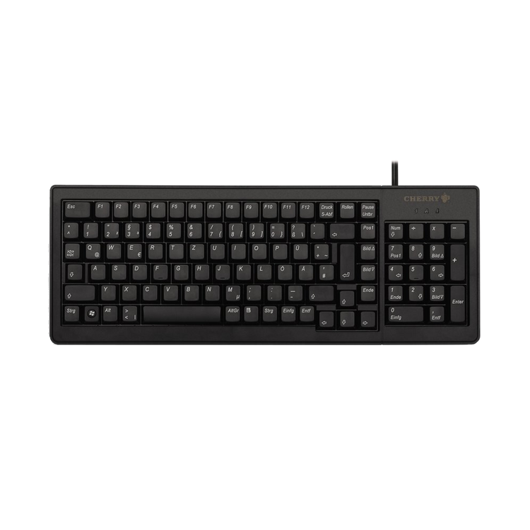 KLAWIATURA CHERRY G84-5200 COMPACT KEYBOARD CZARNA