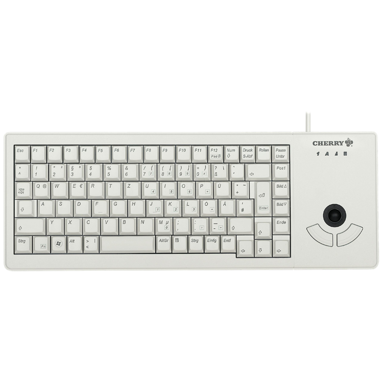 KLAWIATURA CHERRY G84-5400 XS TRACKBALL KEYBOARD SZARA