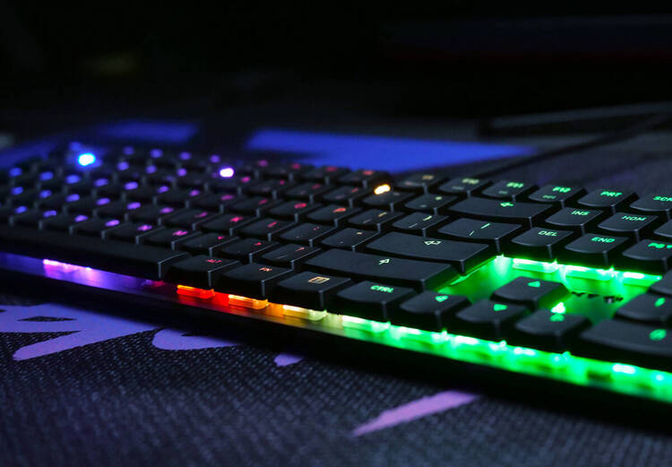 KLAWIATURA CHERRY MX 10.0N RGB CZARNA GAMING