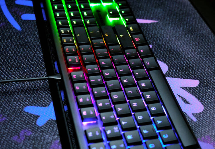 KLAWIATURA CHERRY MX 10.0N RGB CZARNA GAMING