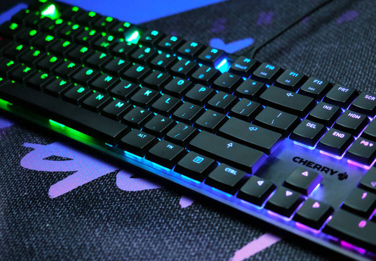 KLAWIATURA CHERRY MX 10.0N RGB CZARNA GAMING