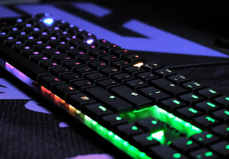 KLAWIATURA CHERRY MX 10.0N RGB CZARNA GAMING