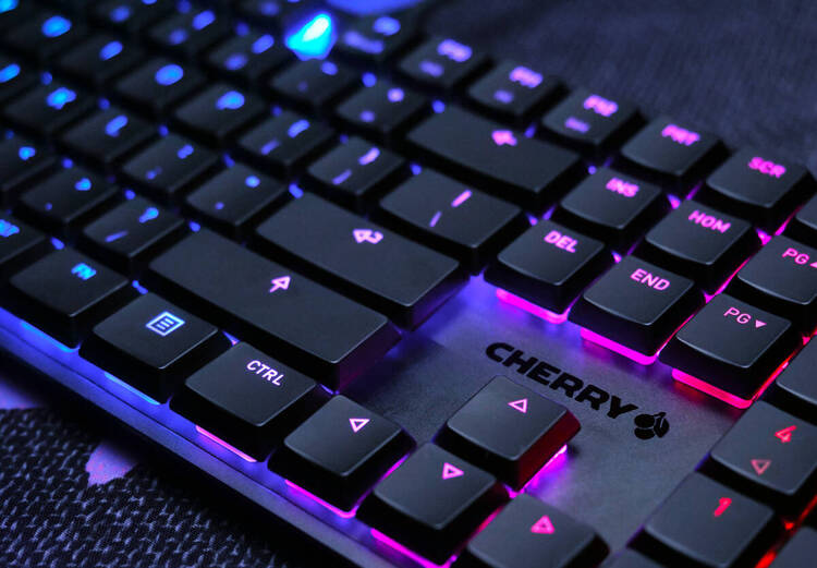 KLAWIATURA CHERRY MX 10.0N RGB CZARNA GAMING