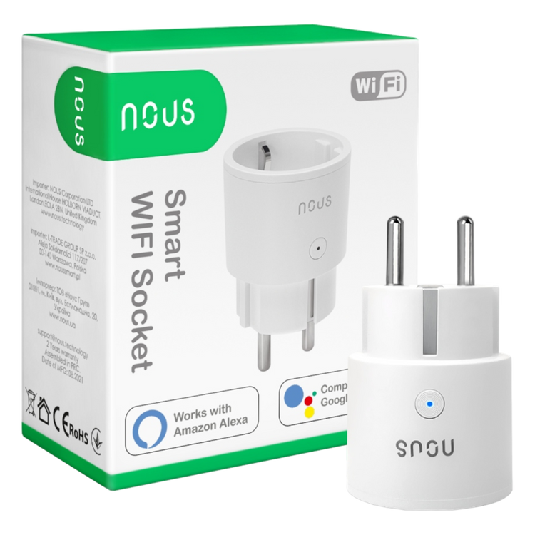 NOUS A8 Smart Socket WIFI Inteligentne gniazdko WiFi