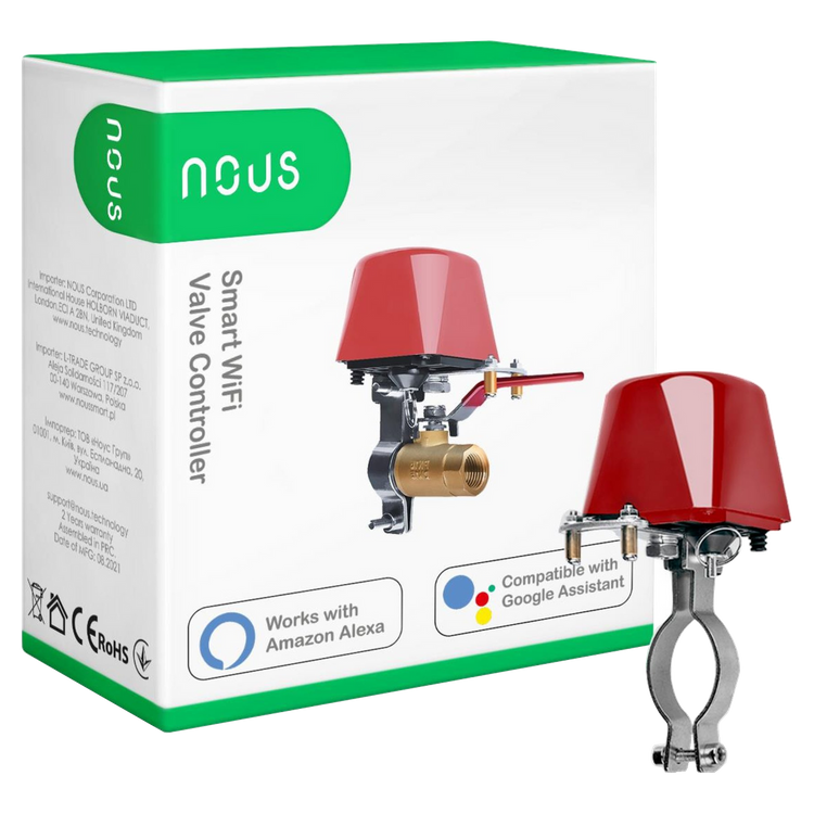 NOUS L3 Sterownik zaworu wody i gazu WiFi Intelligent Valve timer 