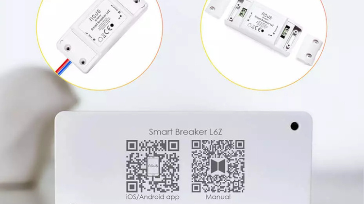 NOUS L6Z Inteligentny przekaźnik łącznikowy ZigBee NOUSTUYA