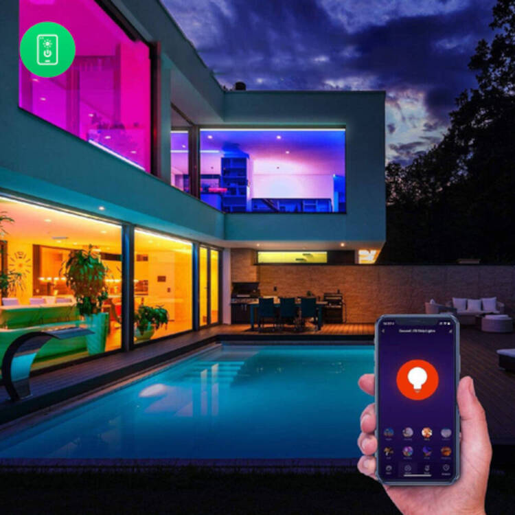 NOUS P4 Wielokolorowa Żarówka Szpic Smart WIFI Bulb RGB E14 2 szt