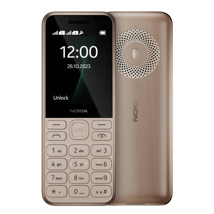 Nokia 130 2G Złota Dual Sim (2023)