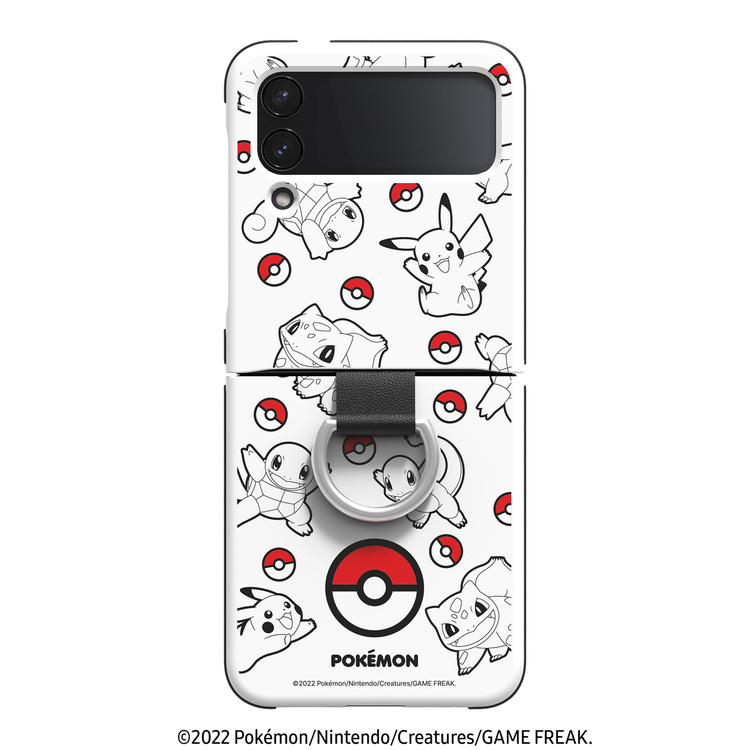 Pokemon Cover with Ring do Galaxy Z Flip4 (GP-FPF721HOPWW)