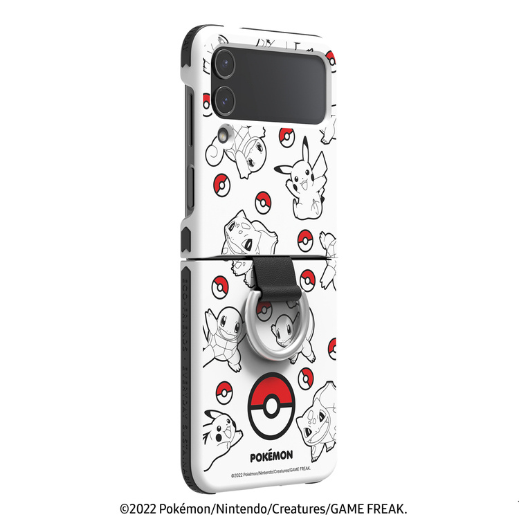 Pokemon Cover with Ring do Galaxy Z Flip4 (GP-FPF721HOPWW)