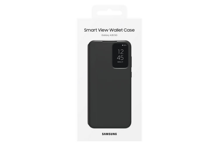 Samsung Smart View Wallet Case Czarne do Galaxy A35 5G (EF-ZA356CBEGWW)