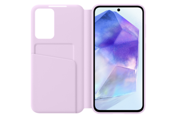 Samsung Smart View Wallet Case Lawendowe do Galaxy A55 5G (EF-ZA556CVEGWW)