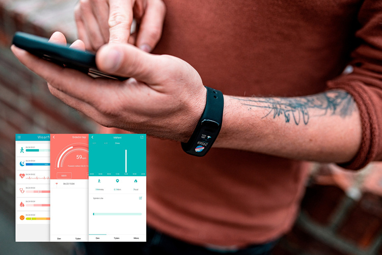 Smartband Niceboy X-fit Plus Czarny