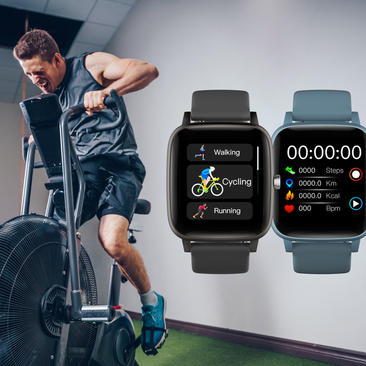 Smartwatch Bemi TER2 Sport Pomiar Tętno Sen Kroki 160mAh Bluetooth Różowy 