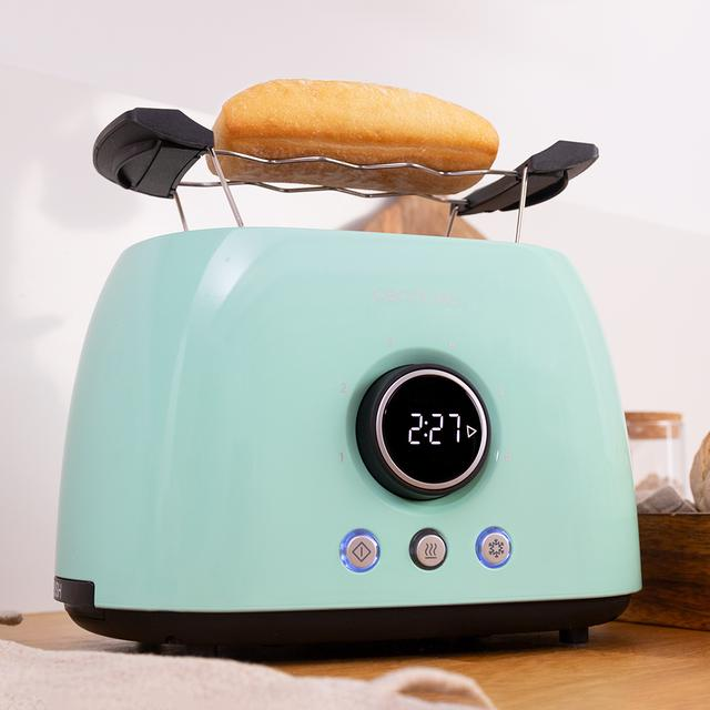 Toster cyfrowy podwójny ClassicToast 8000 Blue Duble Cecotec Niebieski 800W