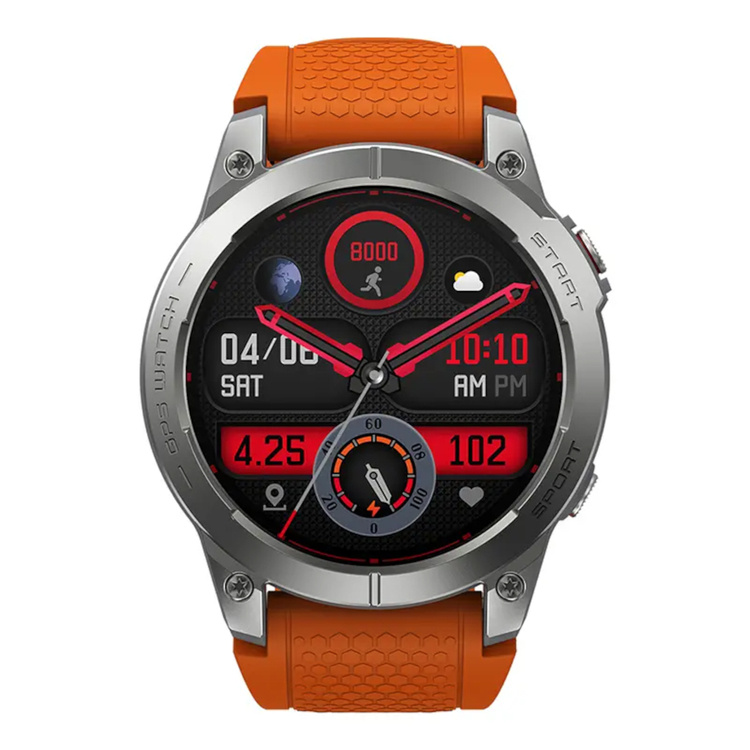 Zeblaze Smartwatch Stratos 3 Electric Orange AMOLED GPS IP68 Bluetooth 5