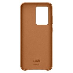 Etui Samsung Leather Cover Brązowe do Galaxy S20 Ultra (EF-VG988LAEGEU) /OUTLET