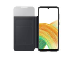 Etui Samsung Smart S View Wallet Cover Czarne do Galaxy A33 5G (EF-EA336PBEGEE)