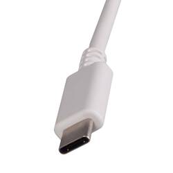 Ładowarka sieciowa zasilacz do laptopów Whitenergy 5V/3A 9V/3A 12V/3A 15V/3A 20V/2.25A AC 230V USB-C Biały