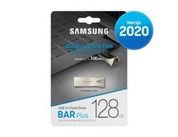 Pendrive Samsung USB 3.1 BAR Plus Silver 128GB (MUF-128BE3/APC)