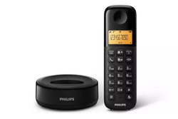 TELEFON STAJONARNY PHILIPS D1602B/53 BEZPRZEWODOWY